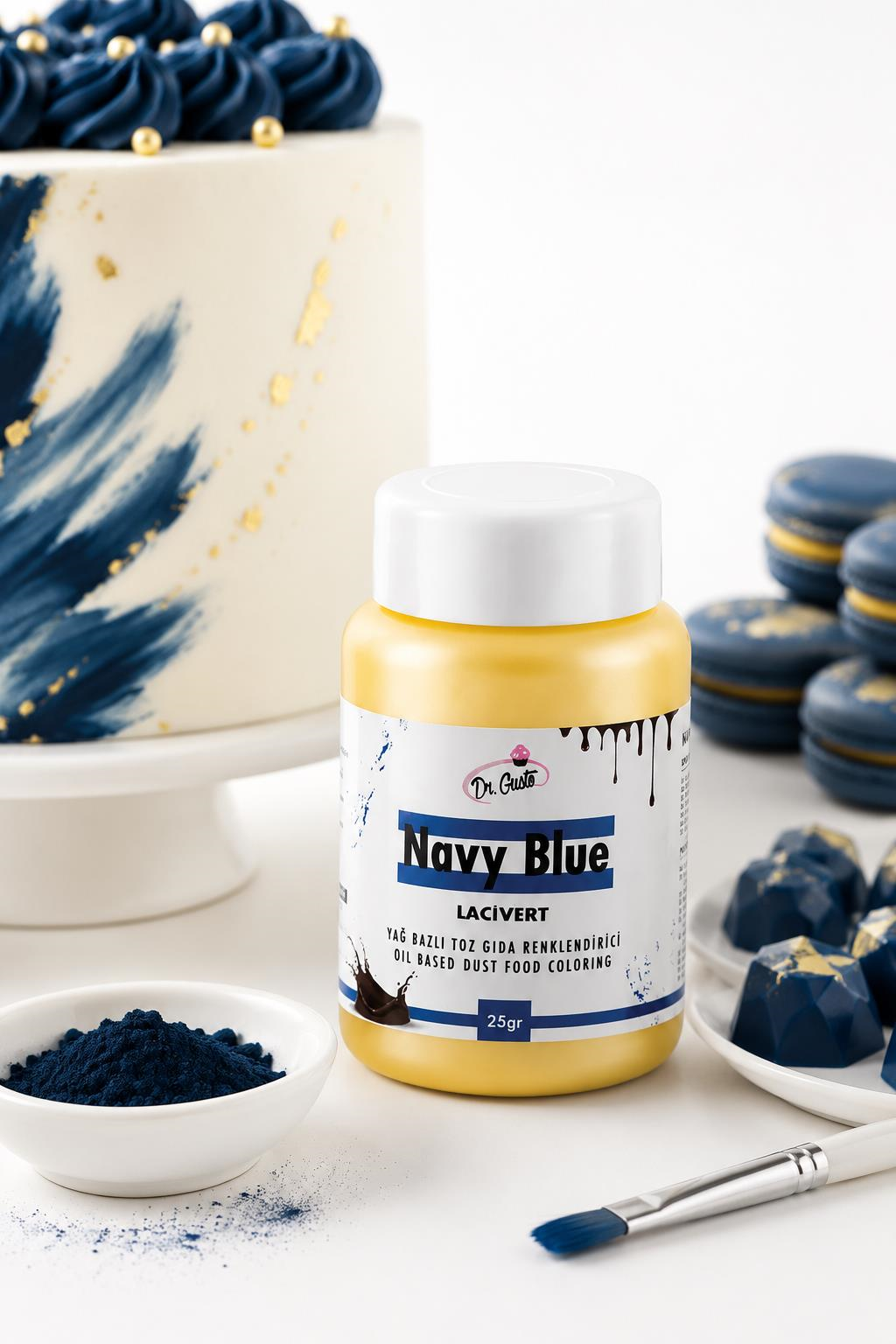 Dr. Gusto Lacivert Yağ Bazlı Gıda Boyası 25 gr
