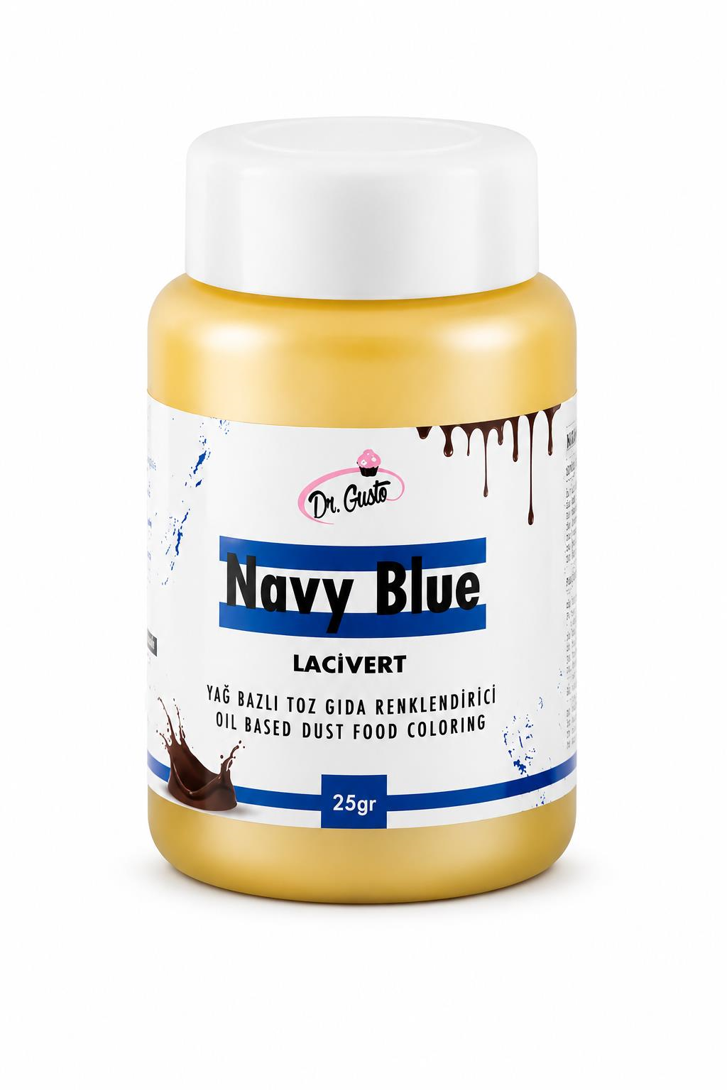 Dr. Gusto Lacivert Yağ Bazlı Gıda Boyası 25 gr