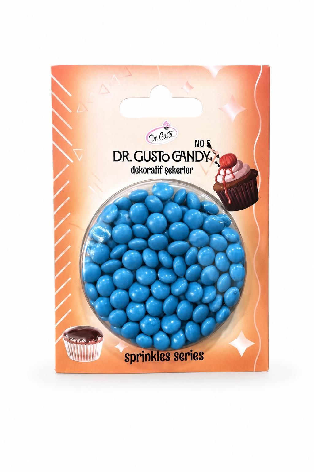 Dr. Gusto Mavi Bonbon Draje Pasta Süsleme Şekeri