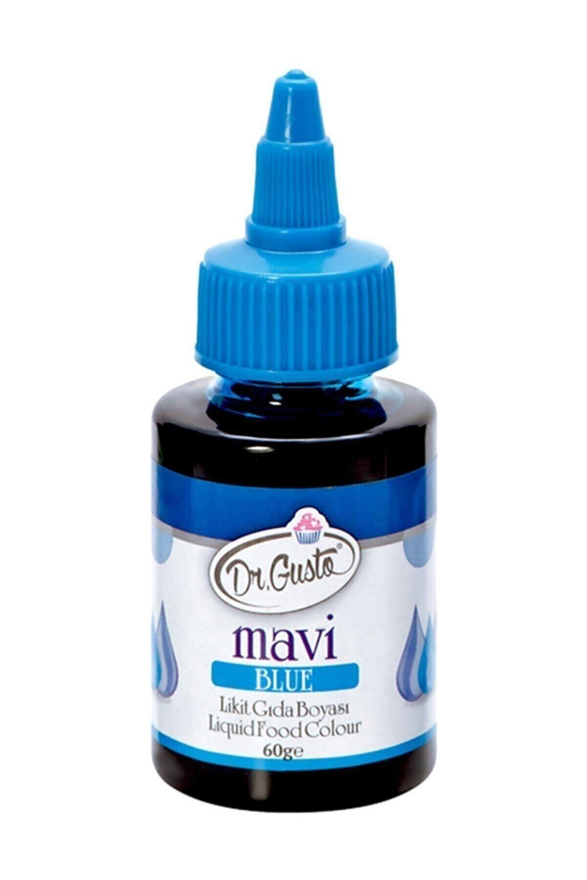 Dr.Gusto Su Bazlı Sıvı Gıda Boyası 60gr - Mavi