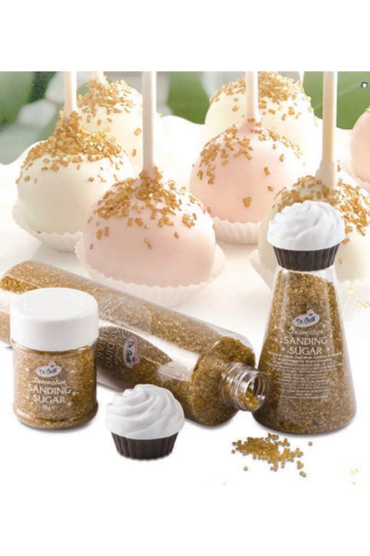 Dr. Gusto Altın Sanding Parlak Yenilebilir Süsleme Şekerleri 100 gr