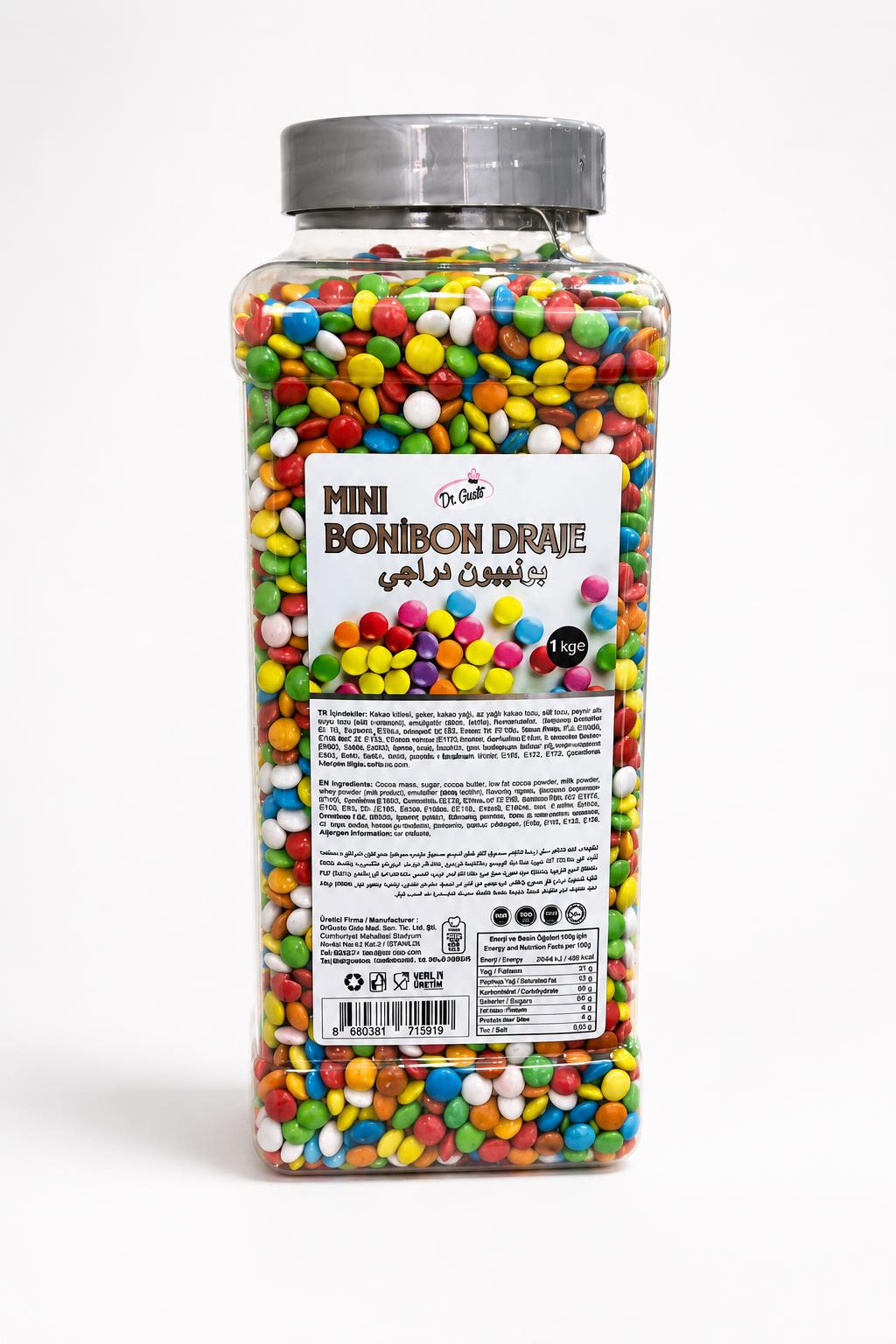 Dr. Gusto Mini Bonibon Şekeri 1 Kg