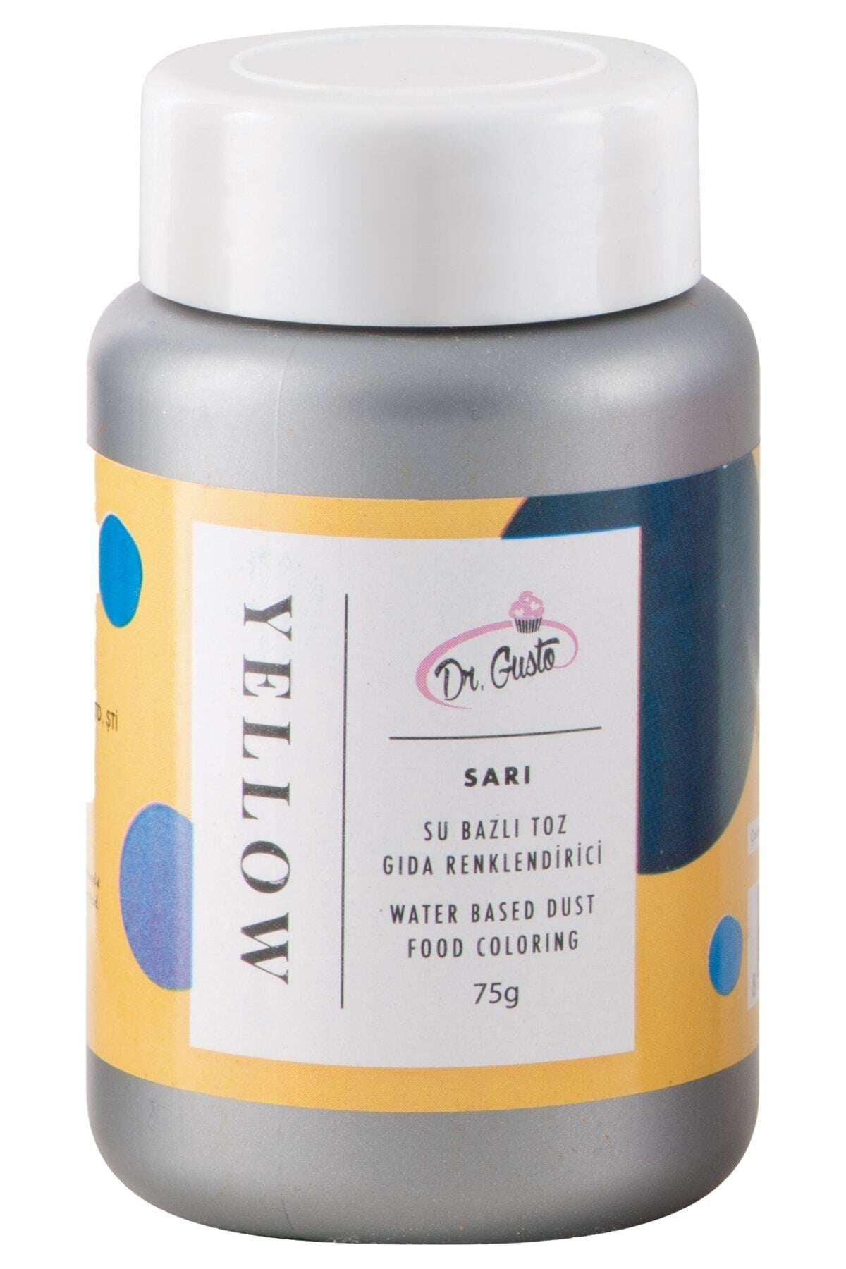 Dr Gusto Su Bazlı Toz Gıda Boyası Sarı 75 gr