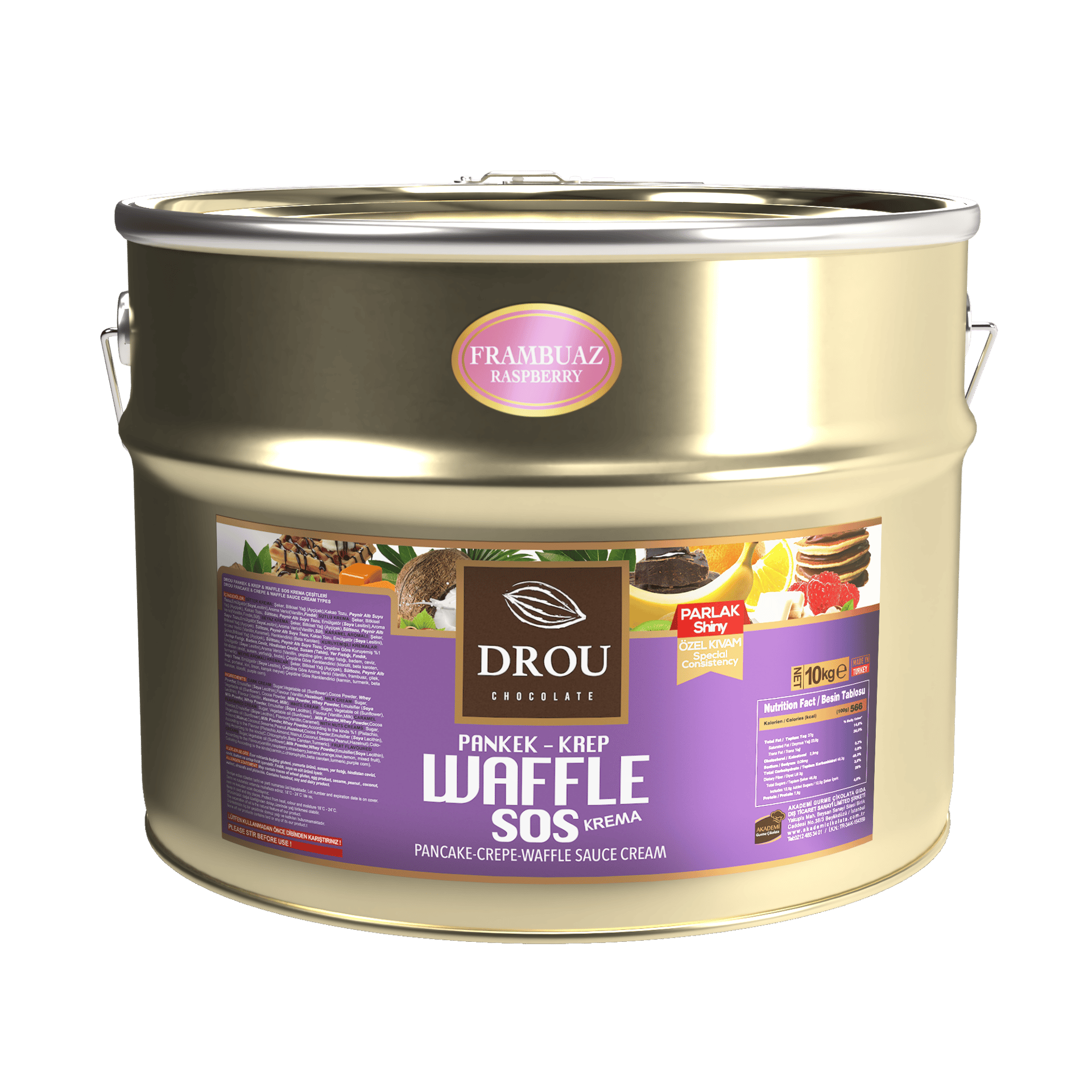 Drou Frambuaz Eko Waffle & Krep Sosu 10 Kg