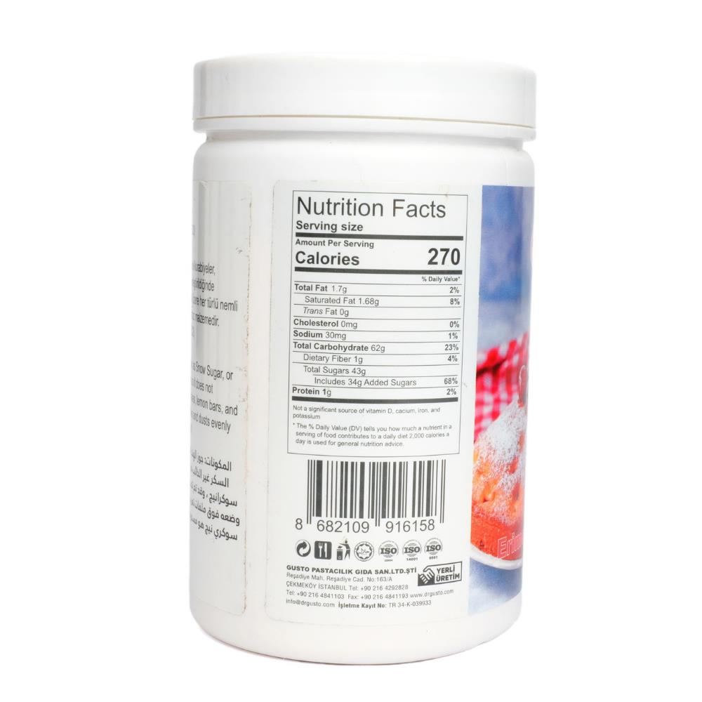 Erimeyen Pudra Şekeri 200 g – Nem ve Isıya Dayanıklı Süsleme Şekeri