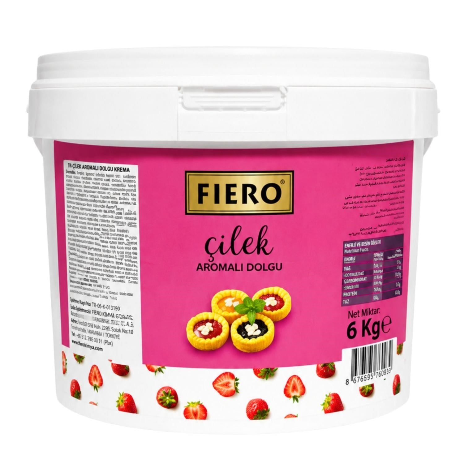 Fiero Çilek Aromalı Dolgu 6 Kg