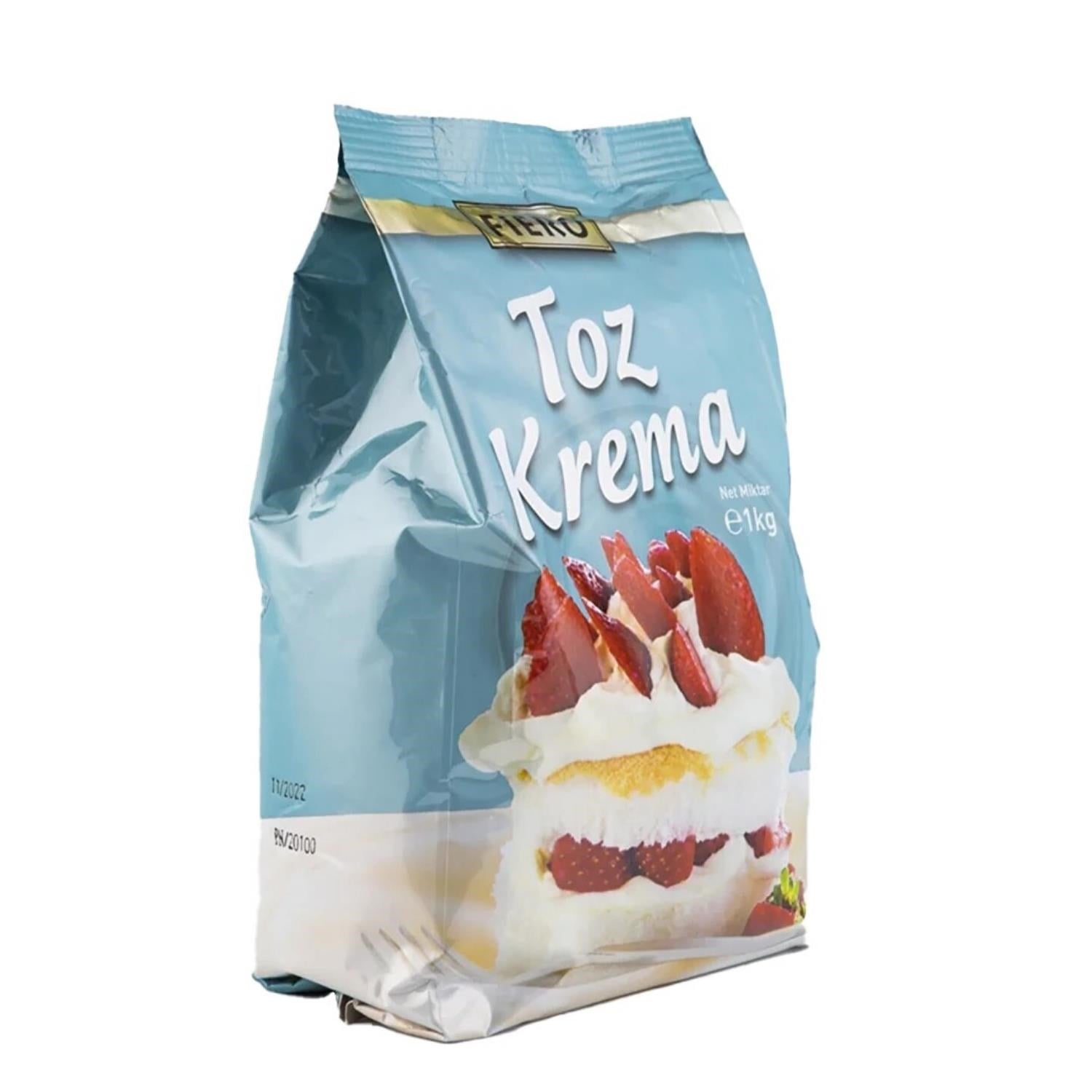 Fiero Pastacılık Tozu (Toz Krema & Patiseri) 1 kg Profesyonel Pasta Kreması Tozu