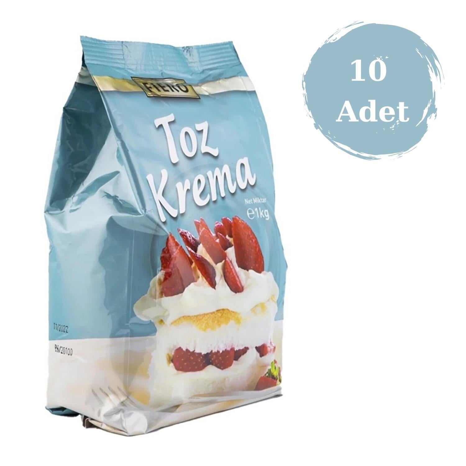 Fiero Pastacılık Tozu (Toz Krema & Patiseri) 1 kg 10 adet