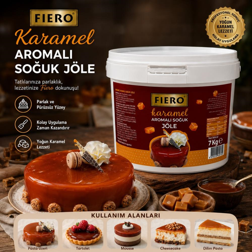 Fiero Soğuk Jöle Karamel 7 kg
