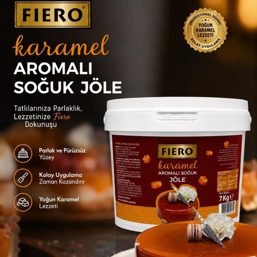 Fiero Soğuk Jöle Karamel 7 kg