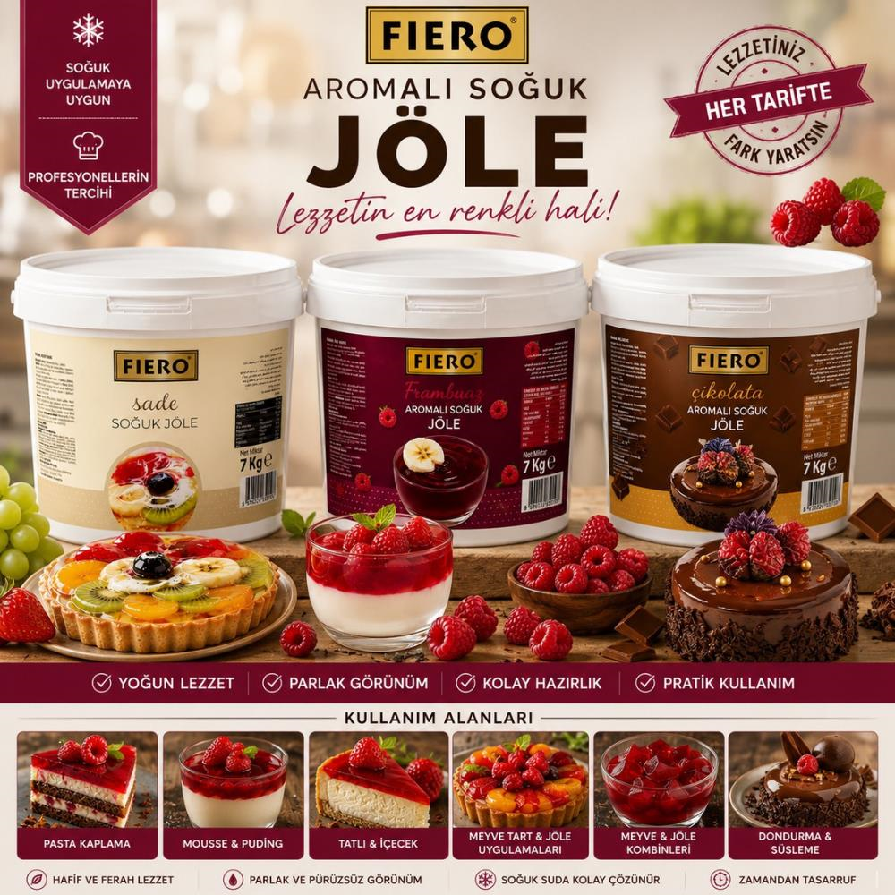 Fiero Soğuk Jöle Karamel 7 kg