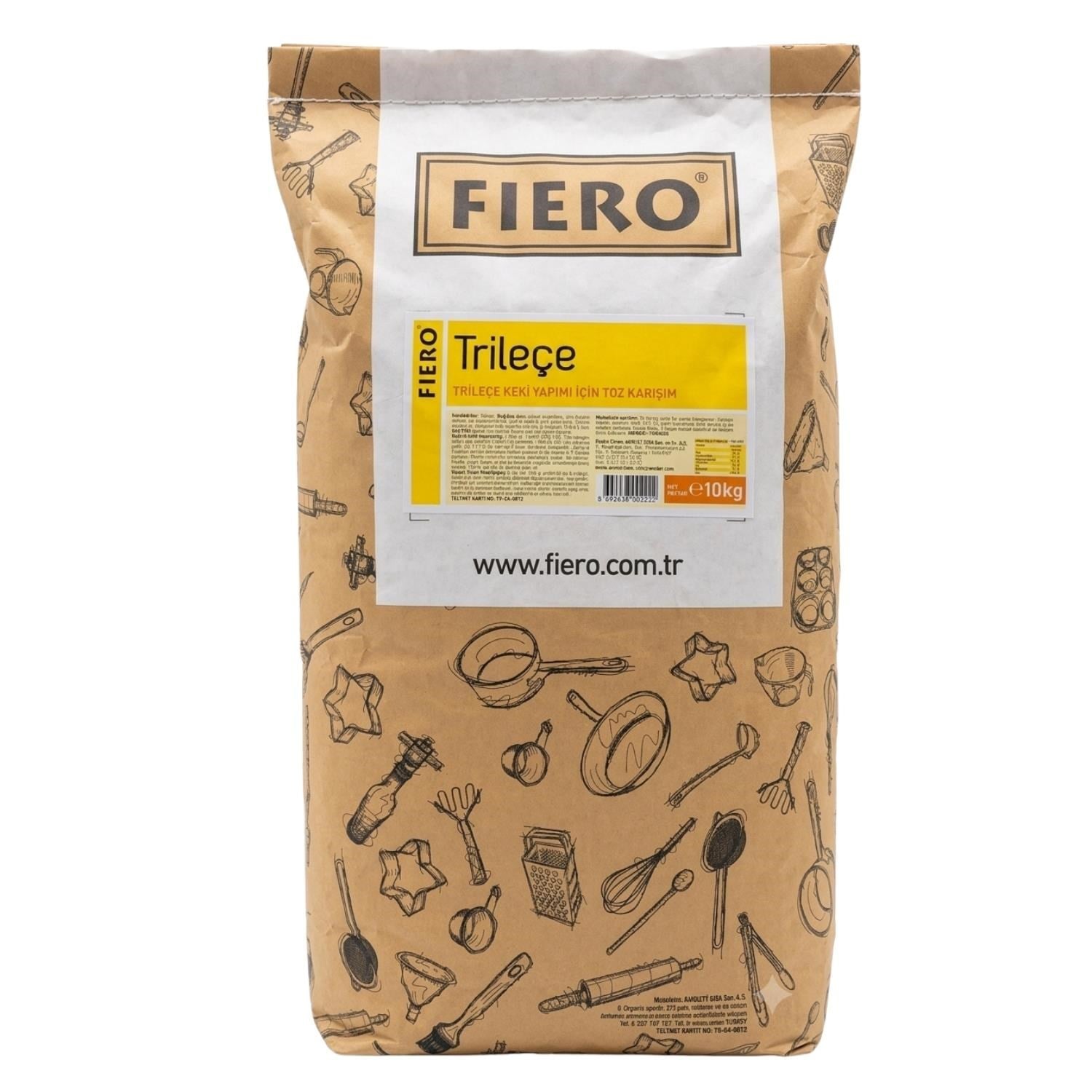 Fiero Trileçe Miksi Tozu 10 kg Trileçe Hazır Karışımı