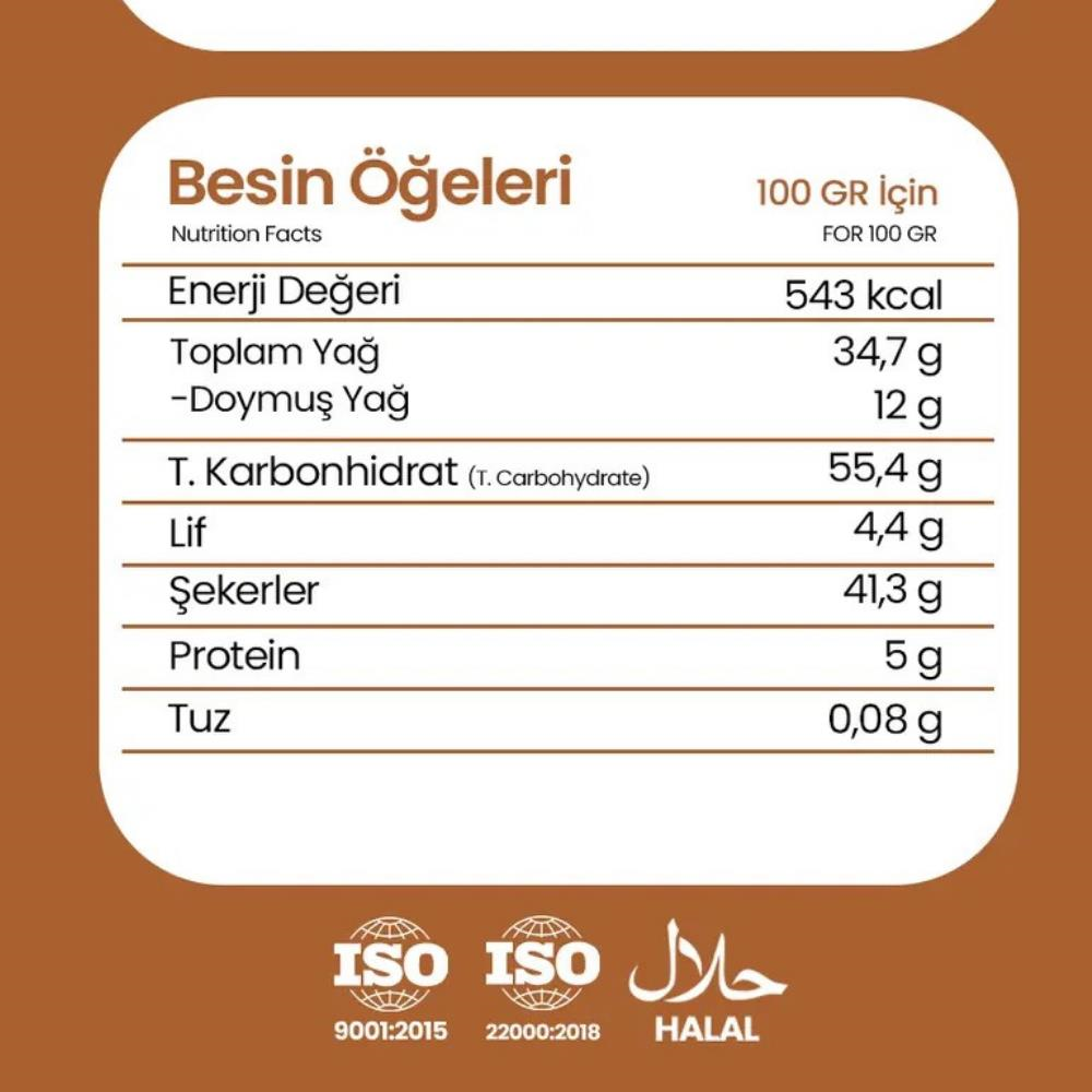Gelincik Fındık Kreması (Krokan) 5 kg - Parça Fındıklı Profesyonel Dolgu Kreması