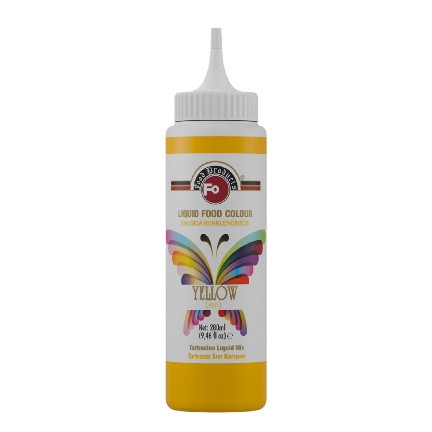 Fo Sarı Sıvı Gıda Boyası 280 ml