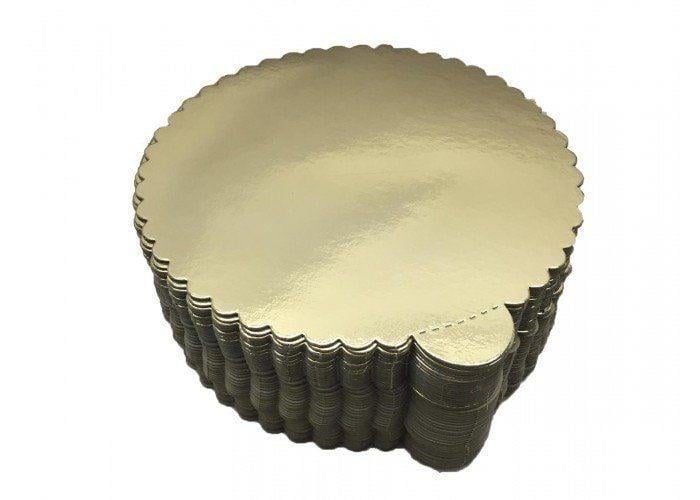 Efe Pastacılık Gold Mendil 11 cm Mini Pasta Altlığı (Kalın) 50 adet