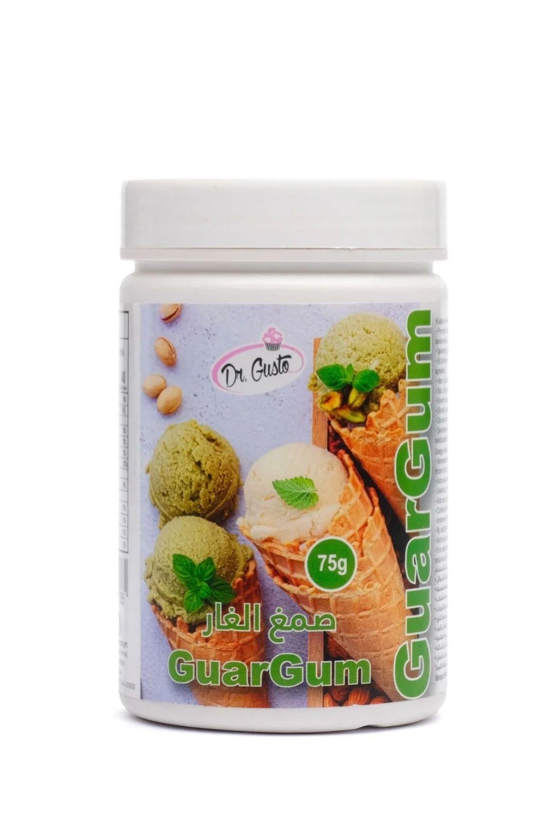 Dr. Gusto Guar Gam Tozu 75 gr - Doğal Kıvam Arttırıcı ve Stabilizatör