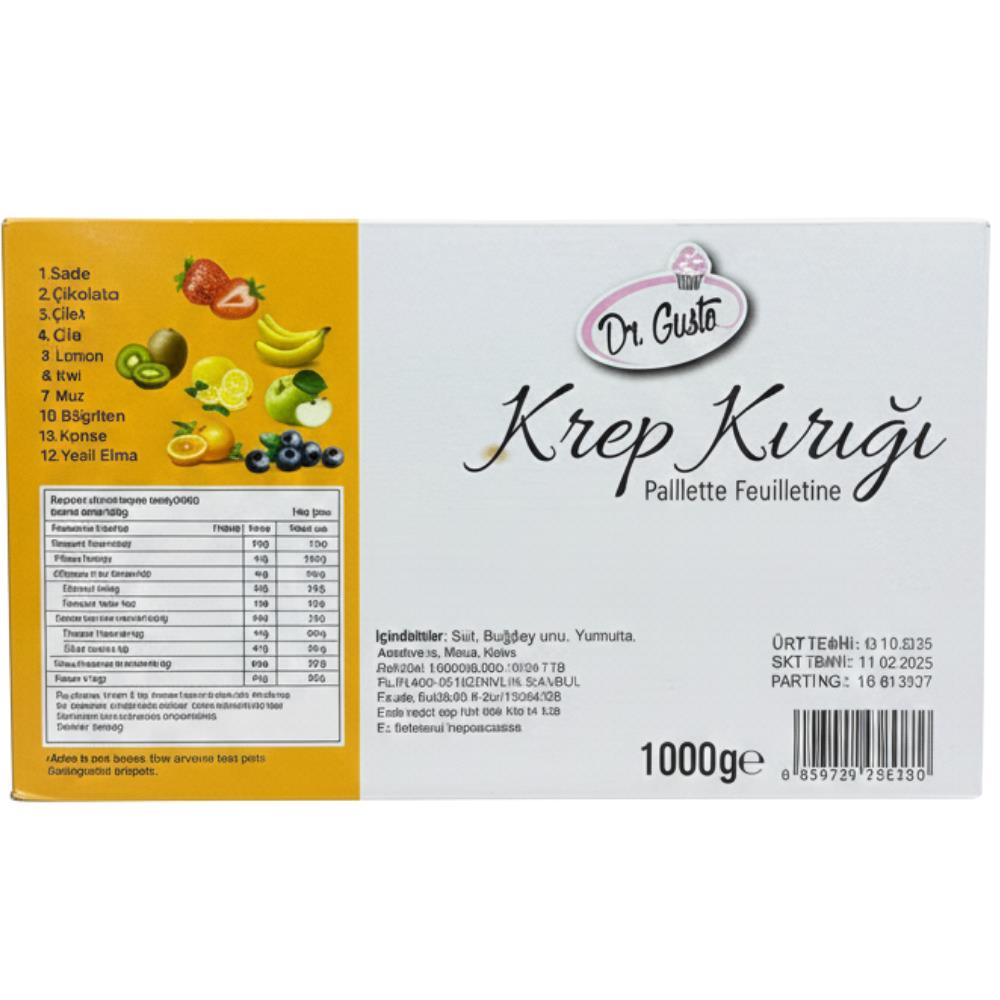 Dr. Gusto Gusto Krep Kırığı 1 kg Sade