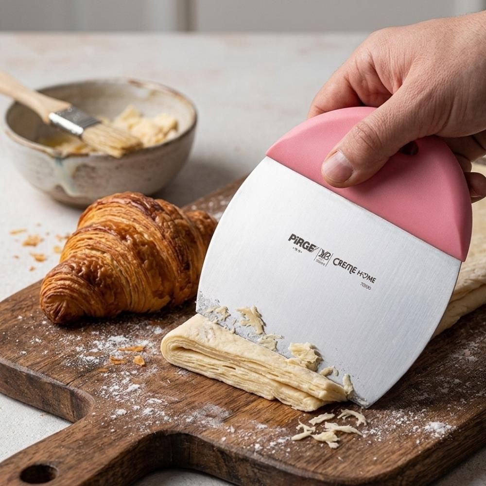 Hamur Kazıyıcı 10 CM Pembe – Pasta, Hamur ve Krema Sıyırıcı Aparat