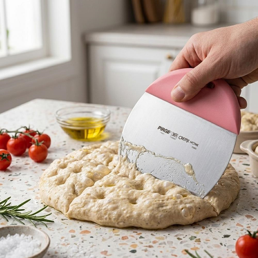 Hamur Kazıyıcı 10 CM Pembe – Pasta, Hamur ve Krema Sıyırıcı Aparat