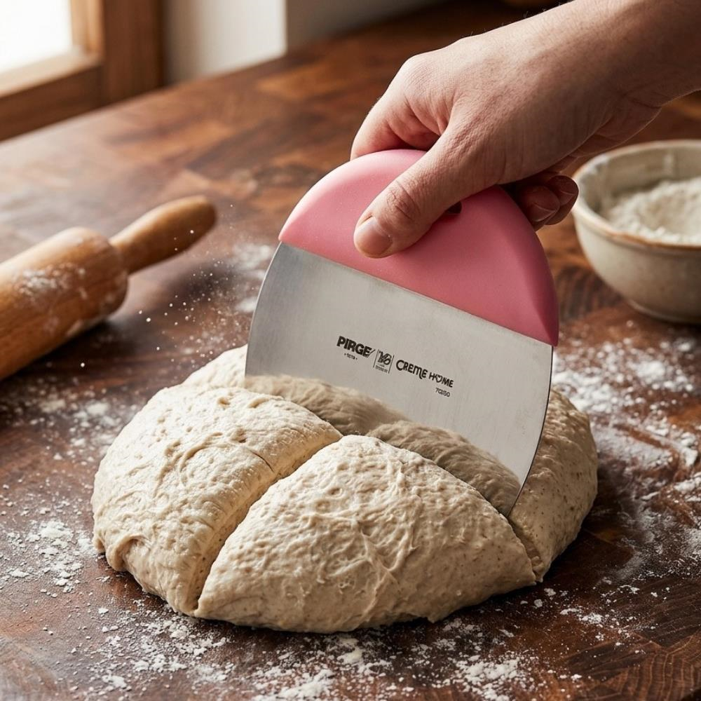 Hamur Kazıyıcı 10 CM Pembe – Pasta, Hamur ve Krema Sıyırıcı Aparat