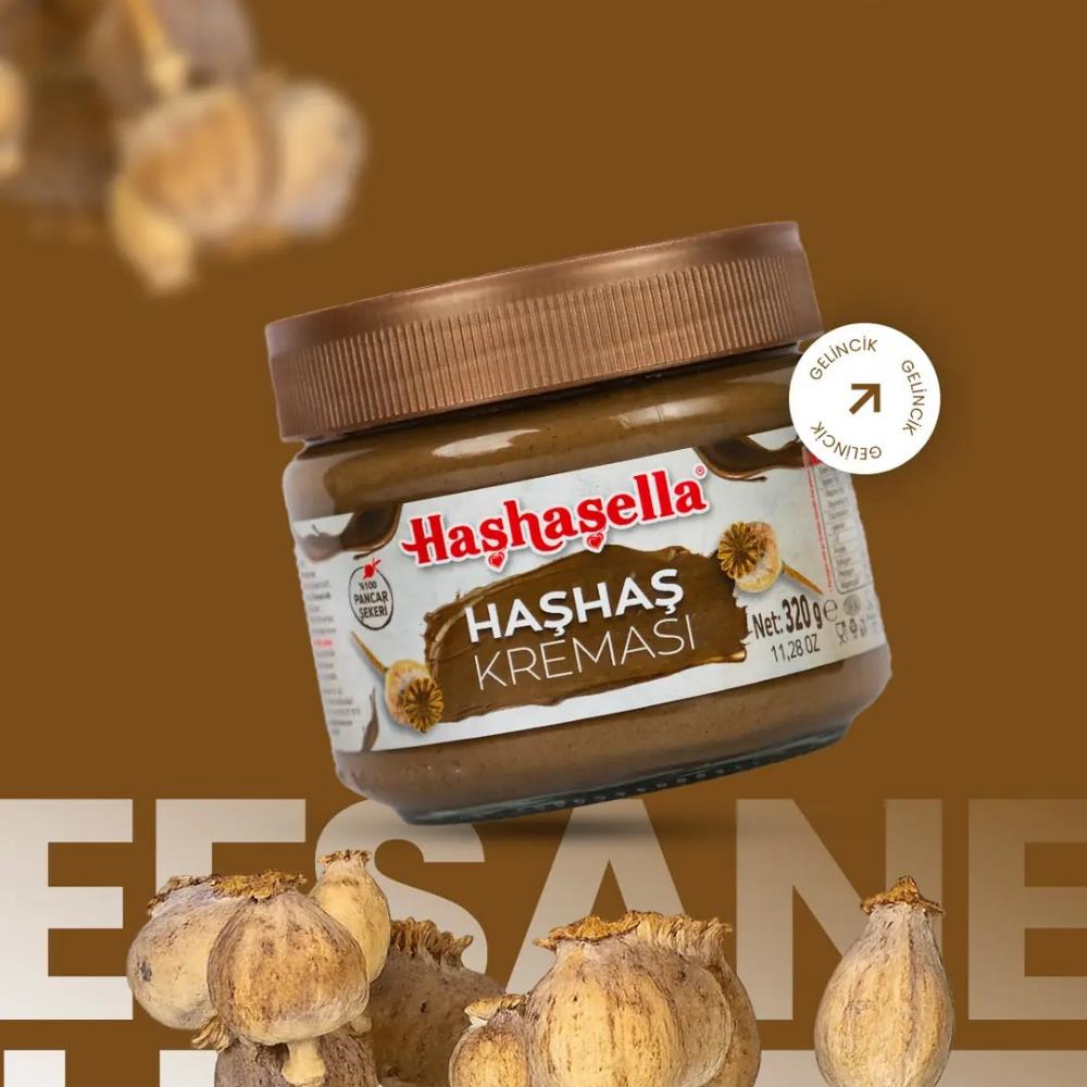 Gelincik Haşhaş Kreması 320 gr - Sürme Kıvamlı Geleneksel Kahvaltılık Lezzet