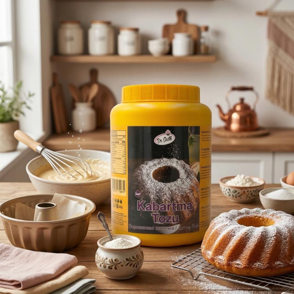 Dr. Gusto Kabartma Tozu 2 kg - Pasta, Kek ve Hamur İşleri için Profesyonel Kabartıcı