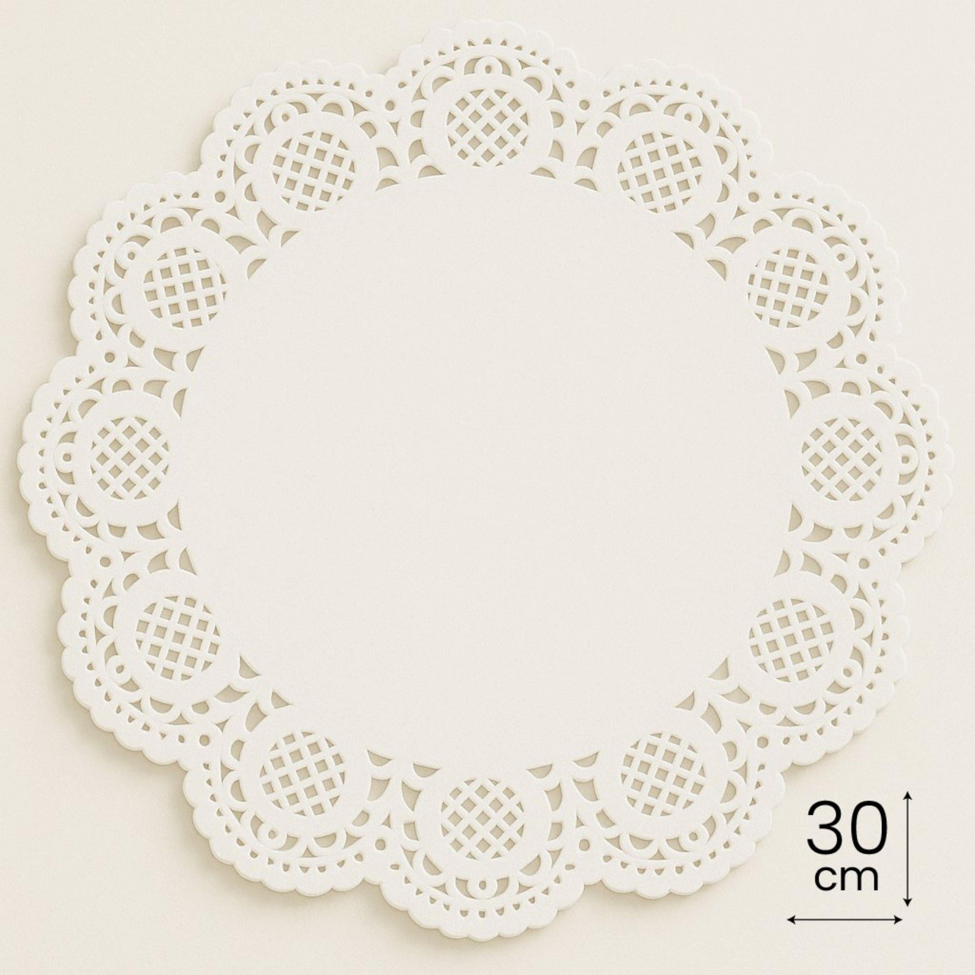 Efe Pastacılık Kağıt Dantel Servis Altlığı - 30 cm 100 adet