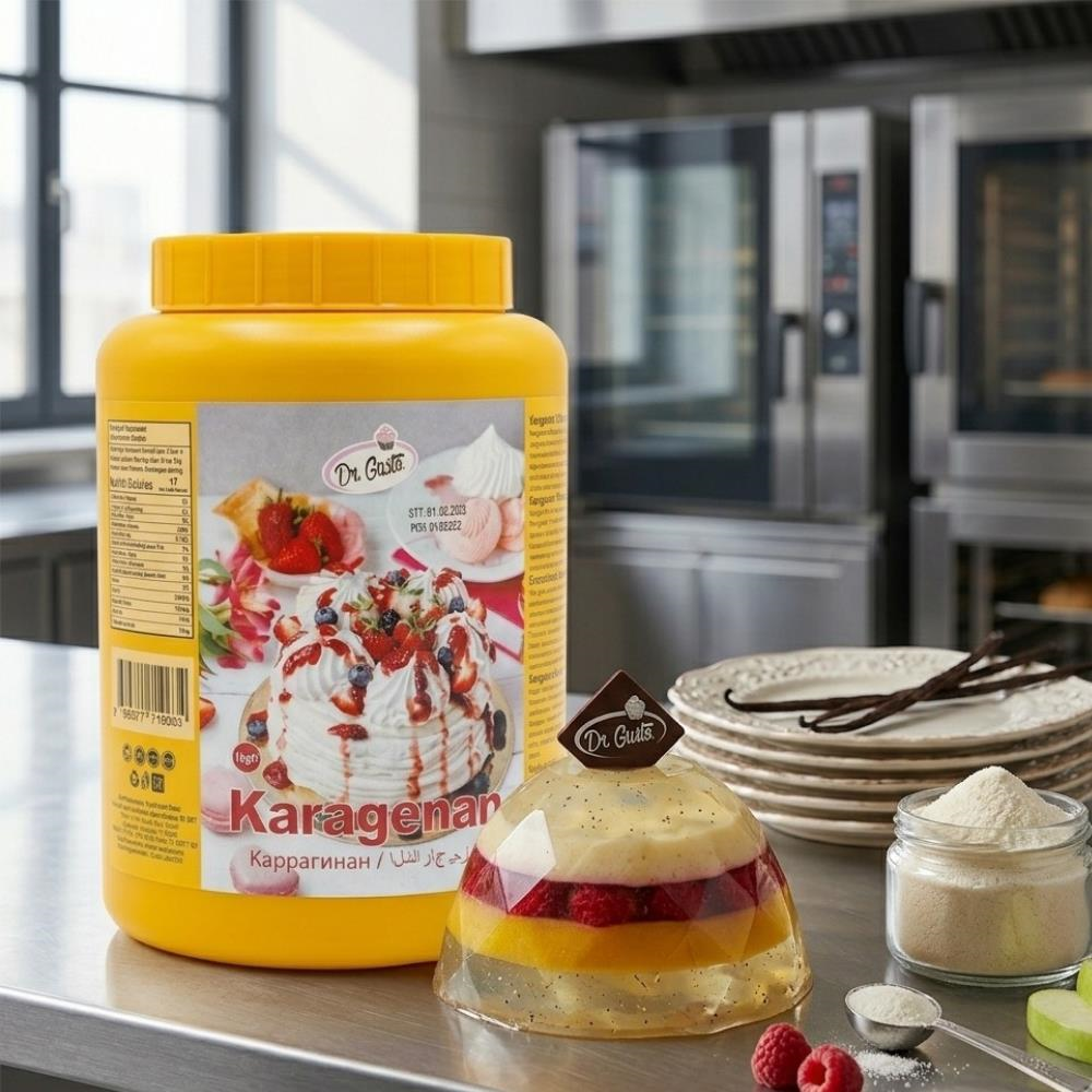 Dr. Gusto Karagennan 1 kg - Carrageenan (E407) Kıvam Artırıcı ve Jel Oluşturucu Gıda Katkısı