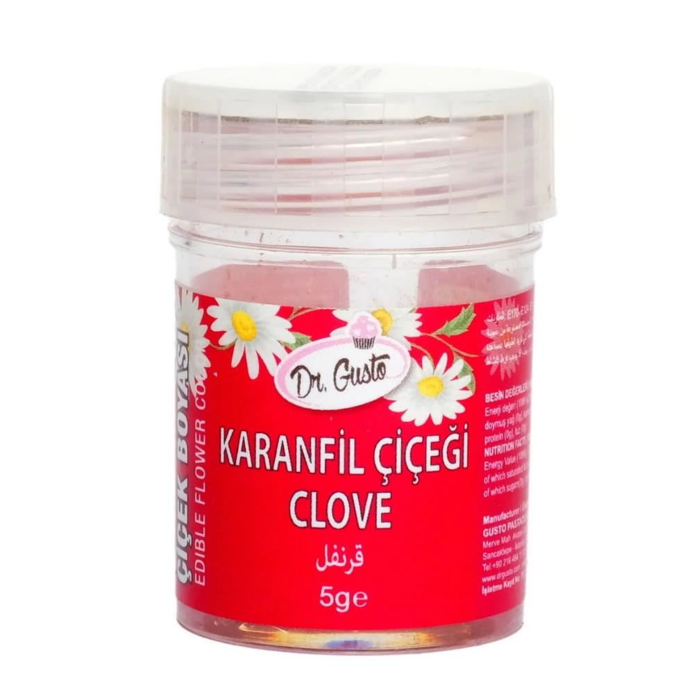Dr. Gusto Karanfil Çiçeği Yenilebilir Şeker Hamuru Figür ve Çiçek Boyası 5 gr