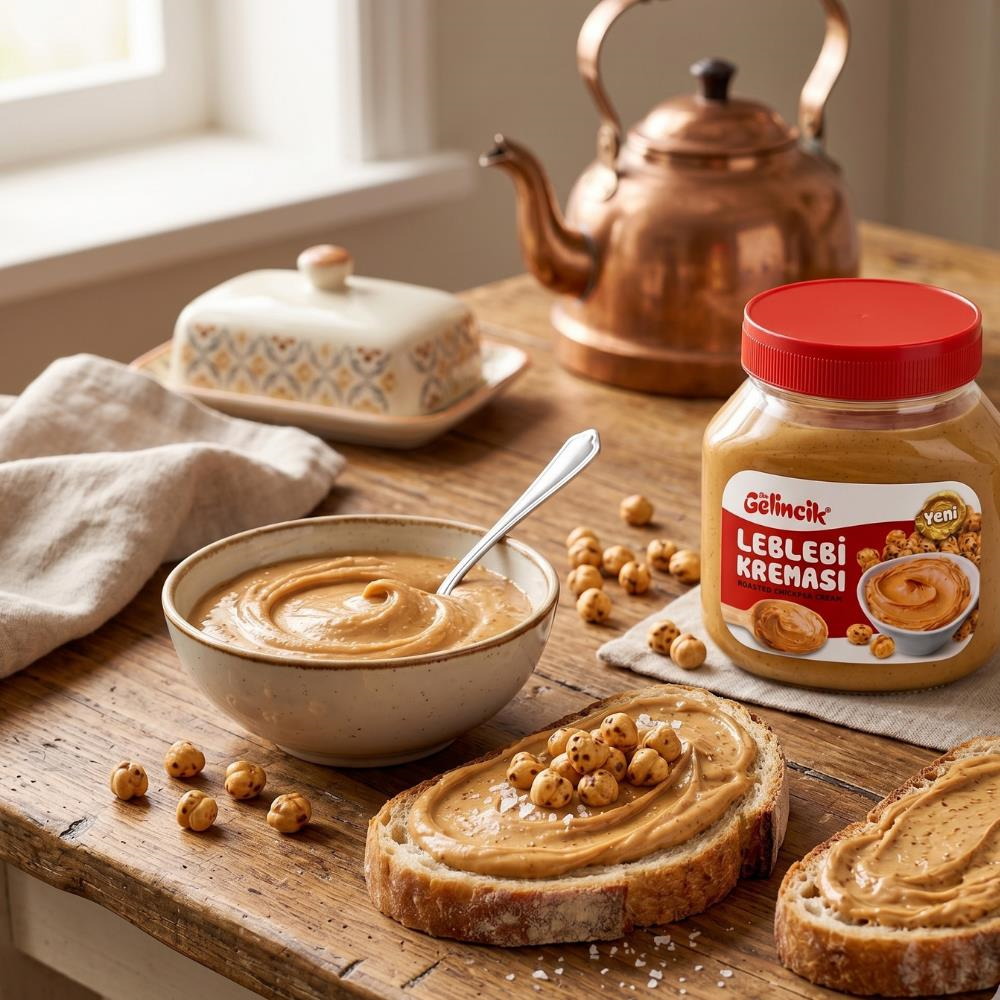 Gelincik Katkısız Doğal Leblebi Kreması 650 gr - Geleneksel ve Besleyici Ezme