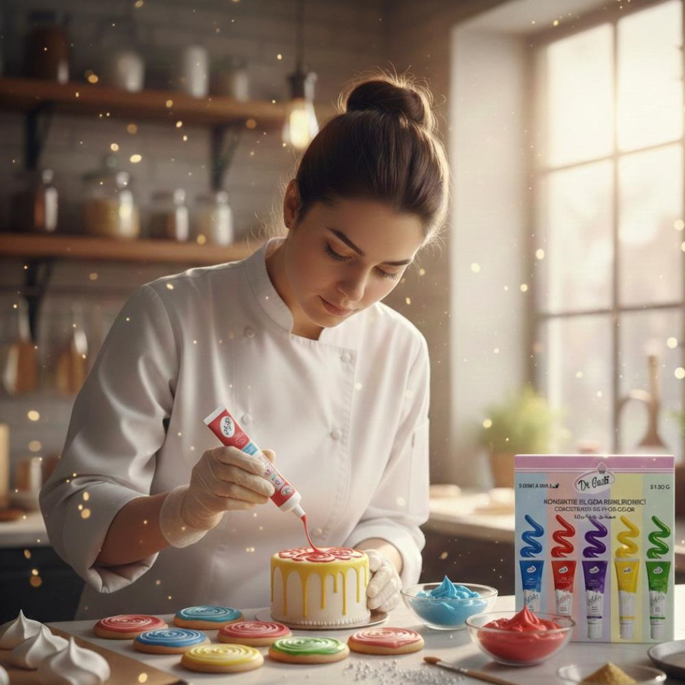 Konsantre Jel Gıda Boyası 50 Gr 5’li Set