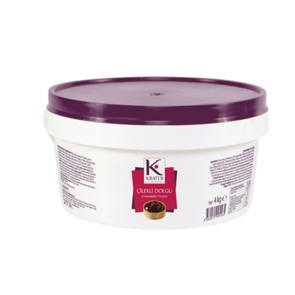 Krater Çilek Krema Dolgusu 4 kg
