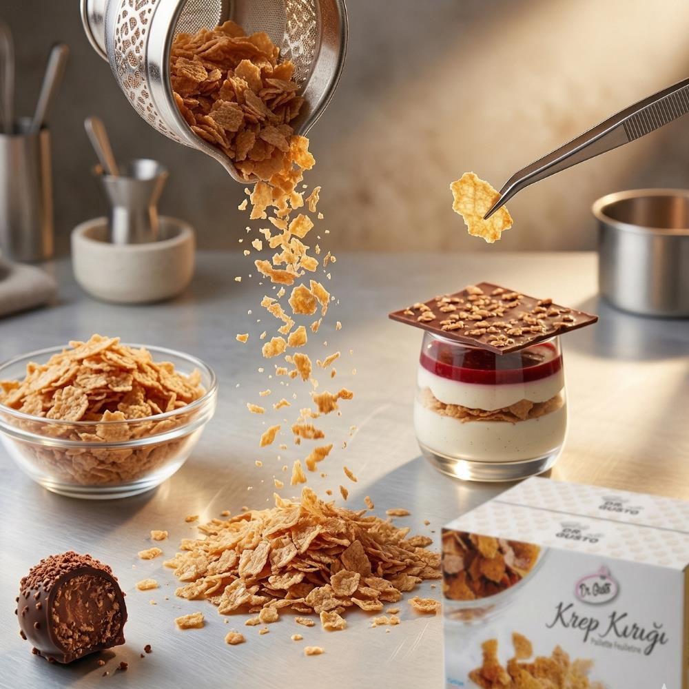 Krep Kırığı Limonlu 1 KG – Pastacılık ve Tatlı Süsleme Ürünü