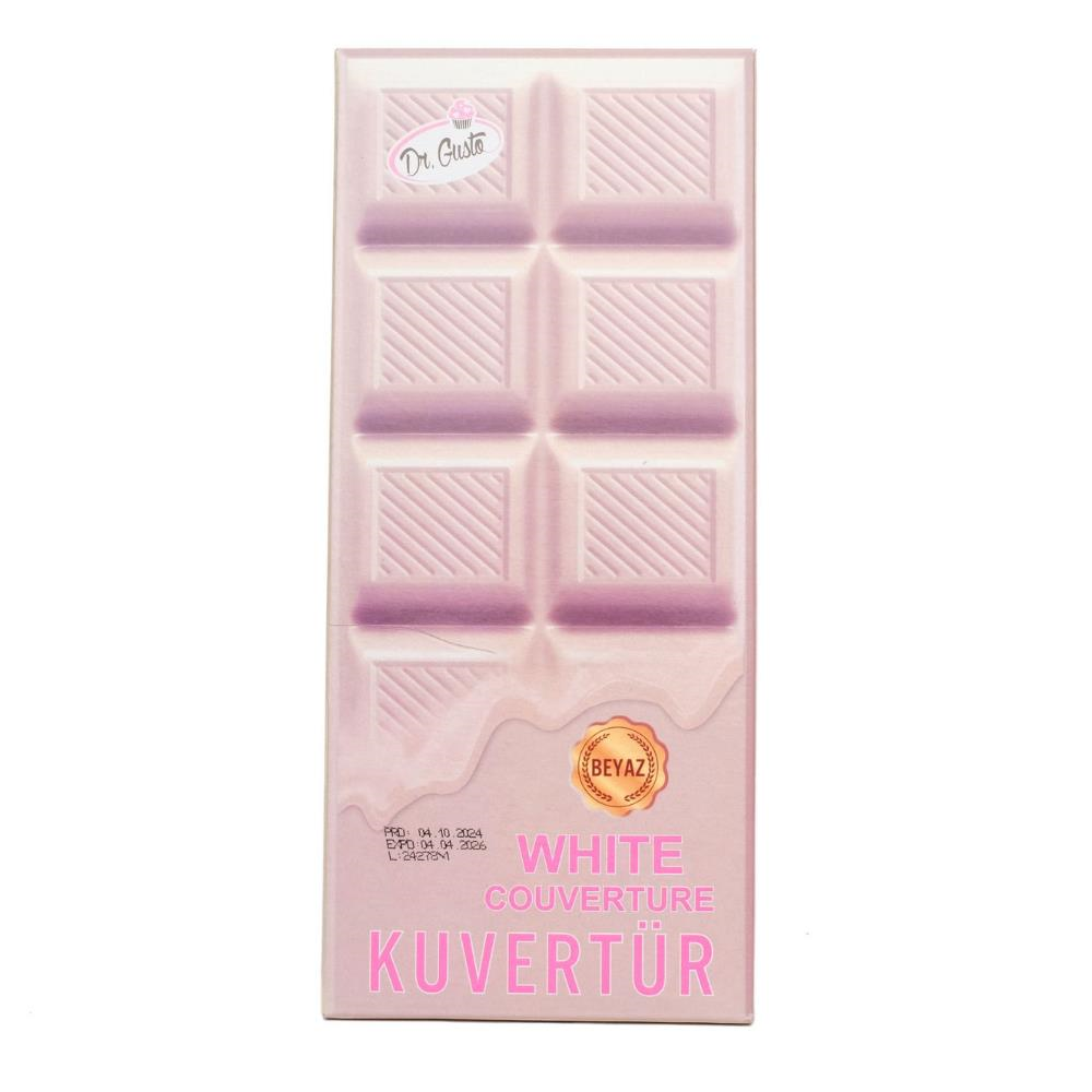 Dr. Gusto Kuvertür Mini Çikolata Fildişi 200 gr
