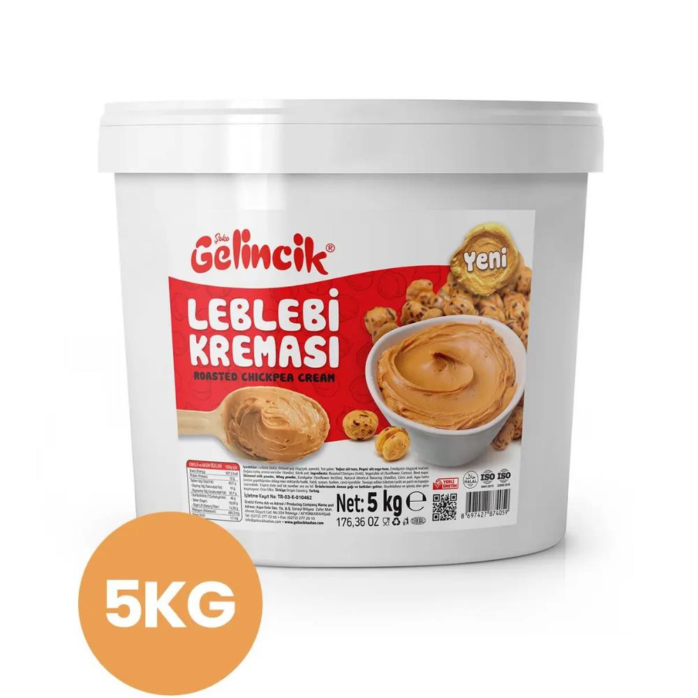 Leblebi Kreması 5 Kg – Yoğun Aromalı Profesyonel Dolgu Kreması