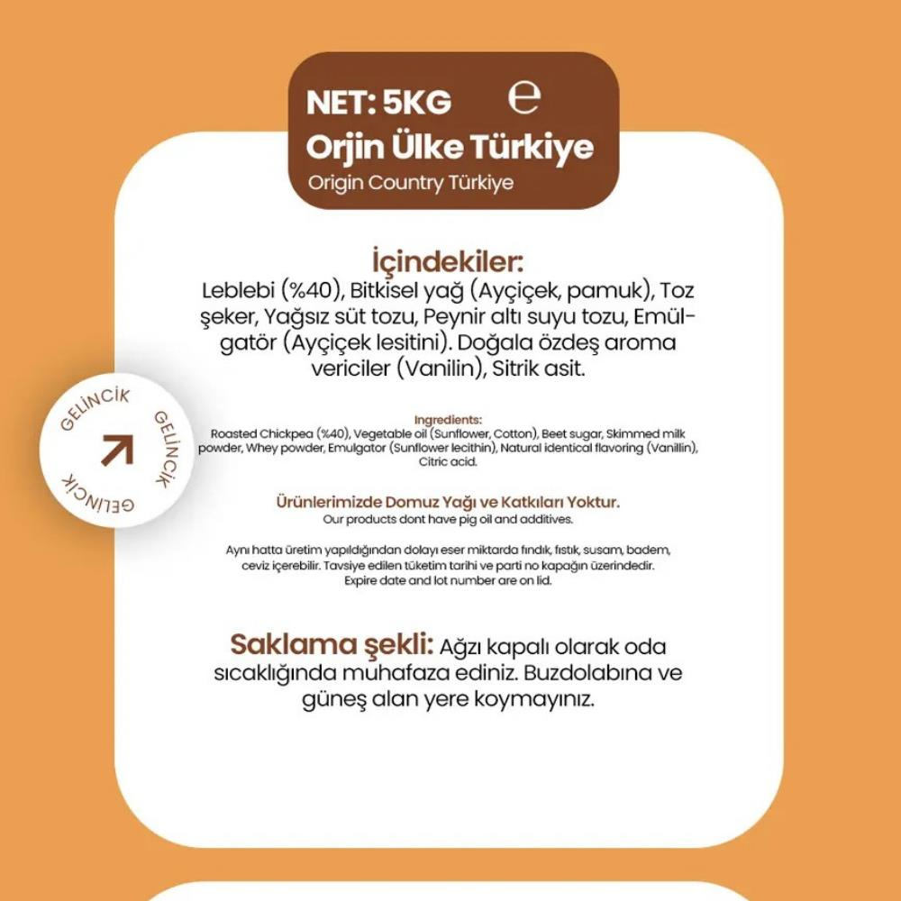 Gelincik Leblebi Kreması 5 kg