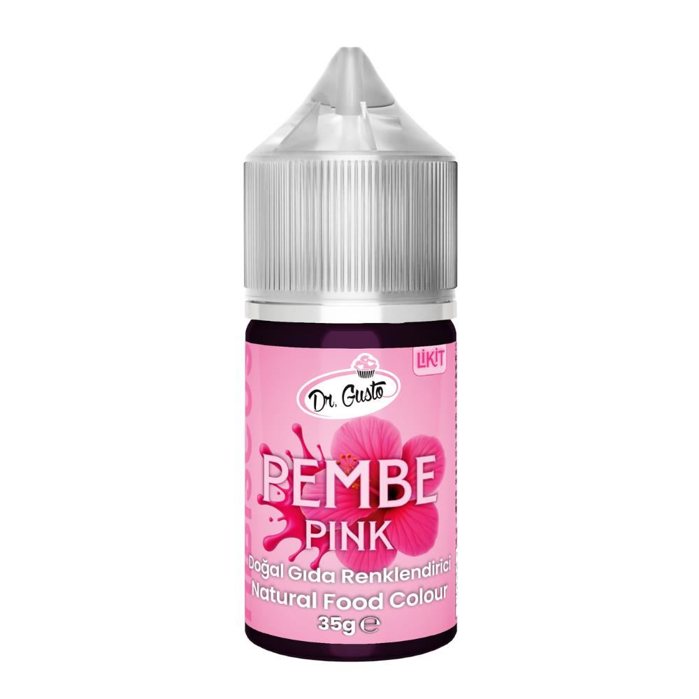 Dr. Gusto Likit Pembe Doğal Gıda Boyası 35 gr Bitkisel