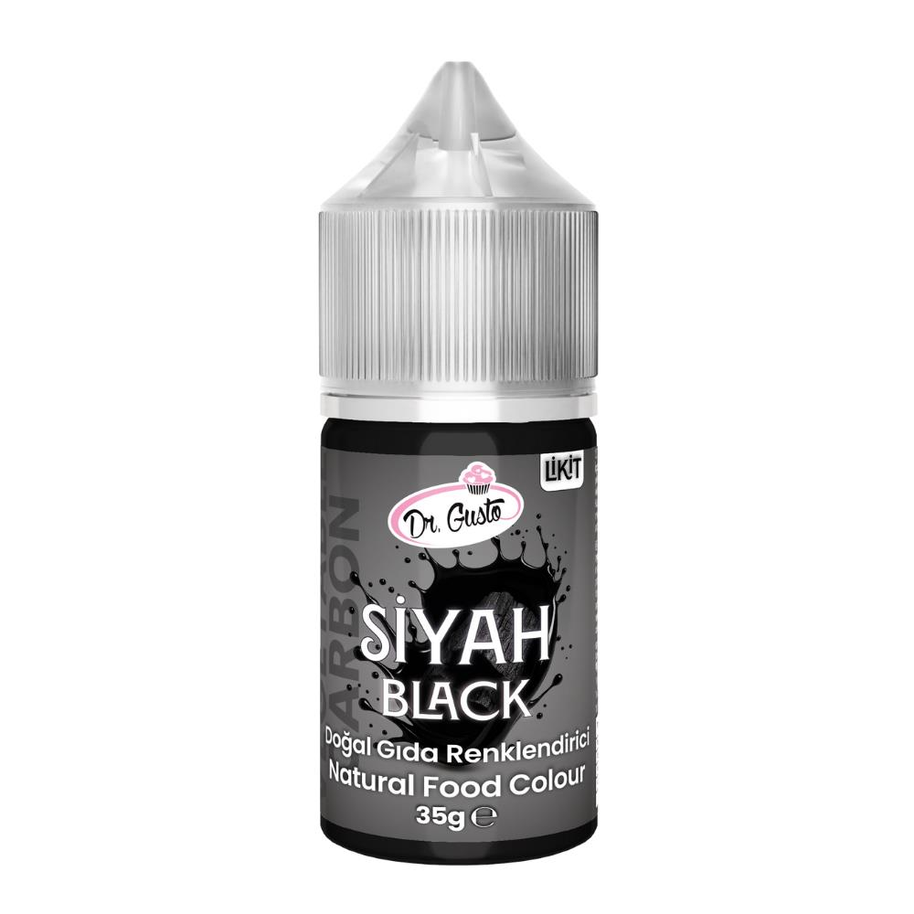 Dr. Gusto Likit Siyah Doğal Gıda Boyası 35 gr Bitkisel