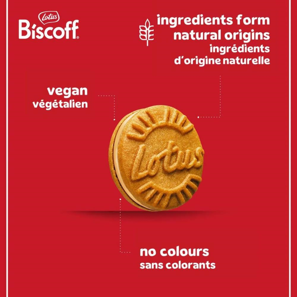 Lotus Biscoff Sandwich Lotus Kremalı 150 gr - Karamelize Bisküvi Arasında Lotus Kreması