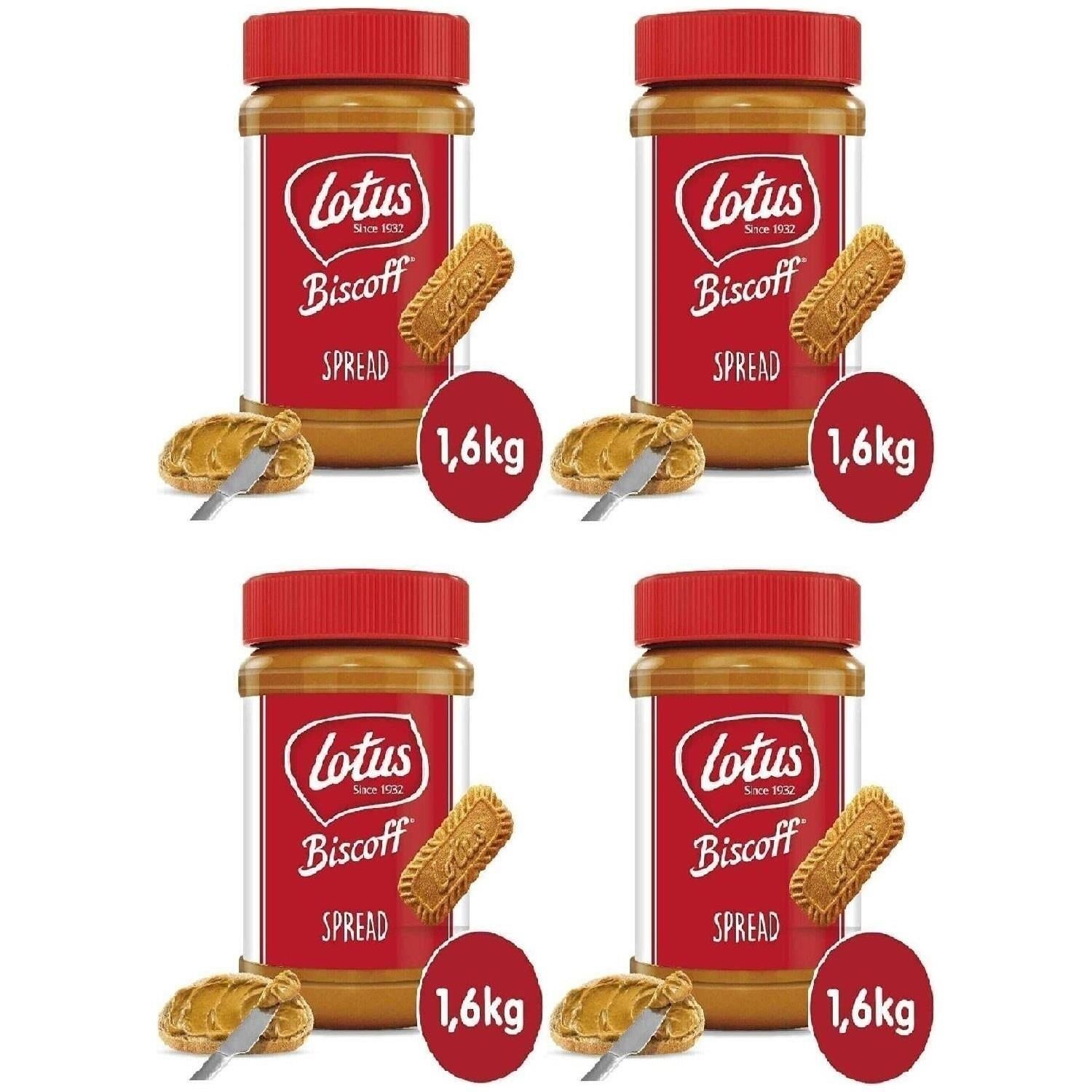 Lotus Biscoff Spread 1600 Gr . x 4 Adet