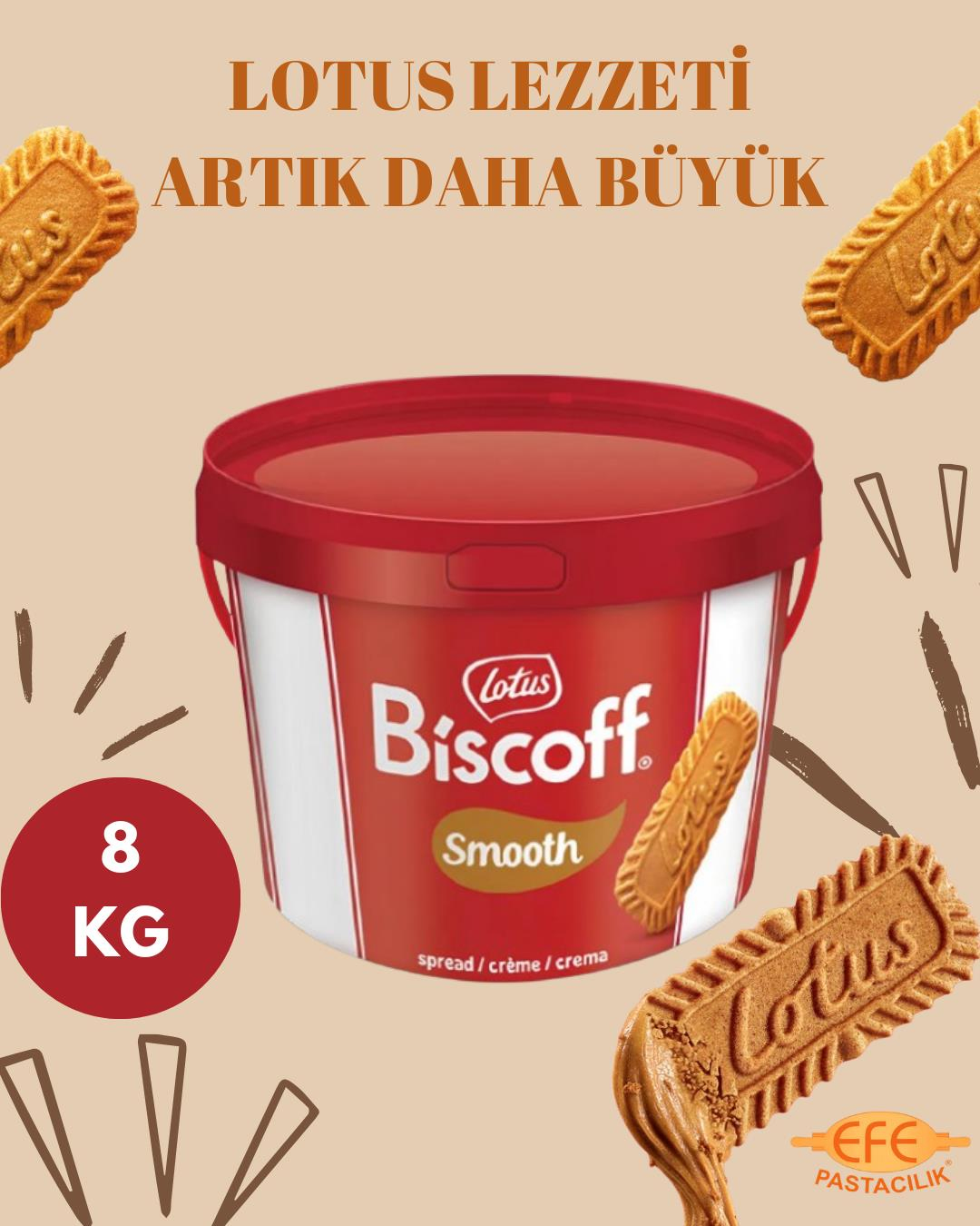 Lotus (Spread) Sürülebilir Karamelize Bisküvi Ezmesi 8 kg