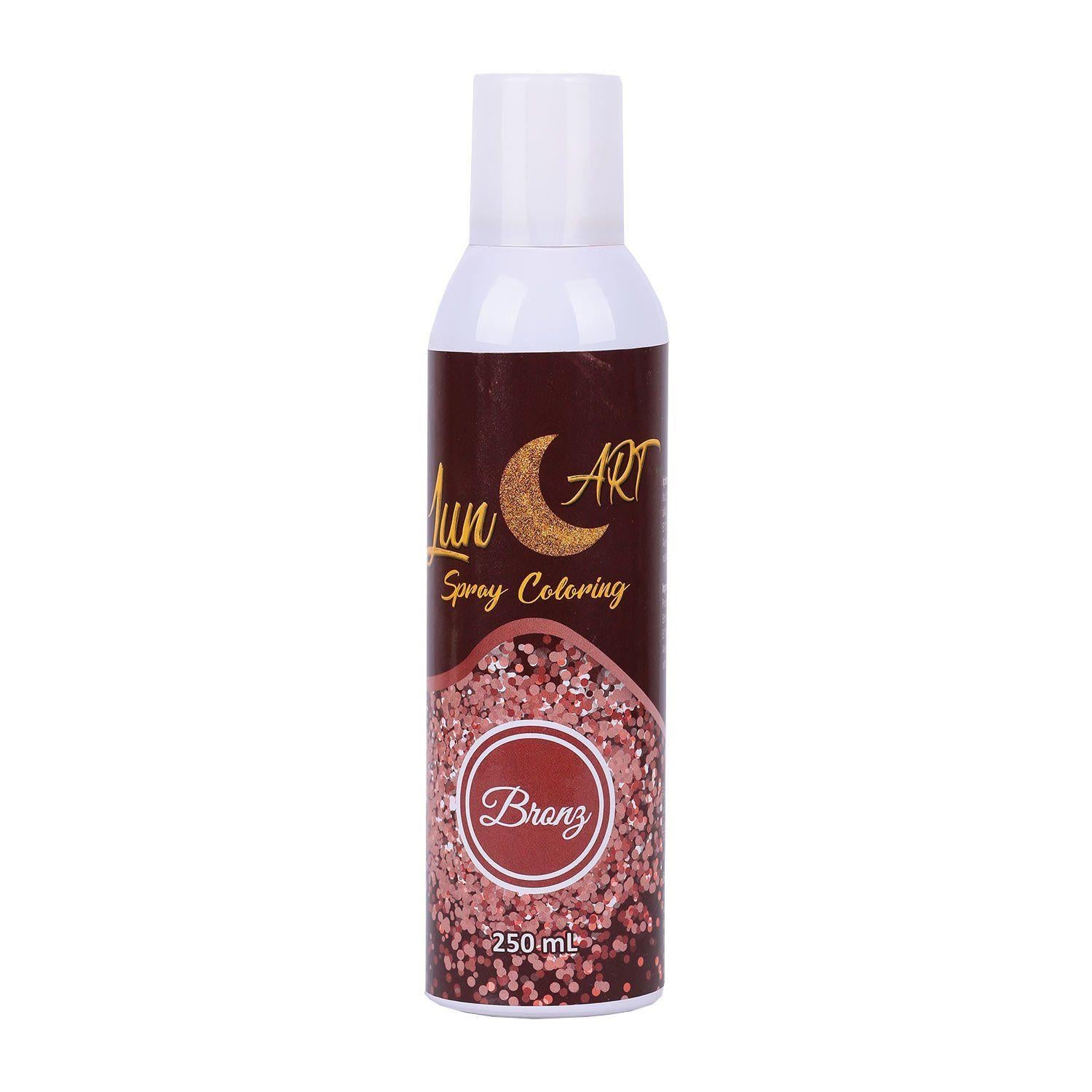 Lunart Sprey Gıda Boyası Bronz 250 ml