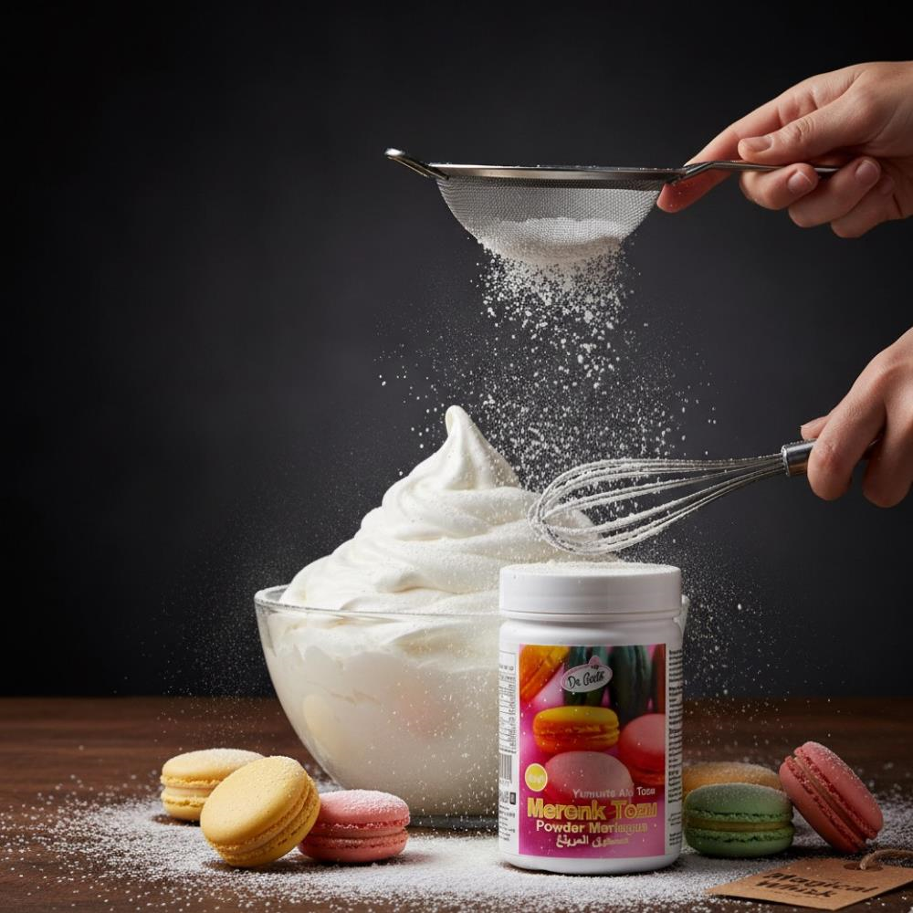 Dr. Gusto Merenk Tozu 50 gr - Pratik Beze (Meringue) Karışımı