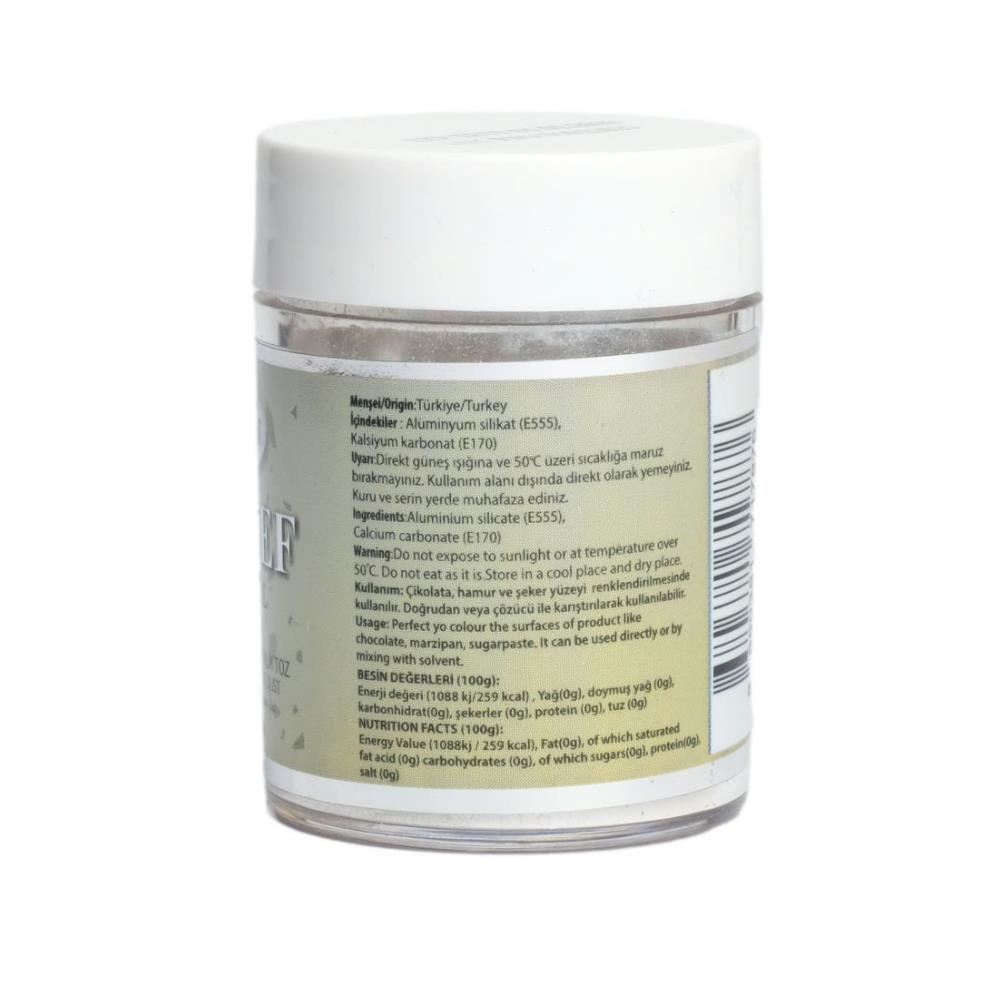 Dr. Gusto Metalik Toz Sedef Boya 10 gr