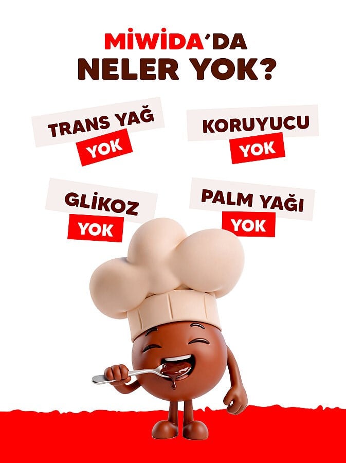 MİWİDA Kakaolu Fındık Kreması 350 G