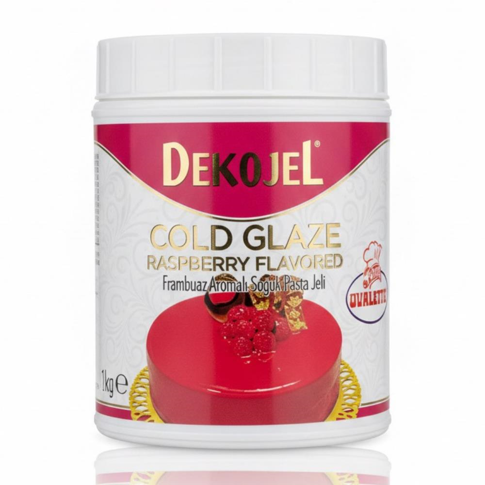 Ovalette Jöle Frambuazlı 1 kg - Pasta, Triliçe ve Tatlı Kaplama Jölesi