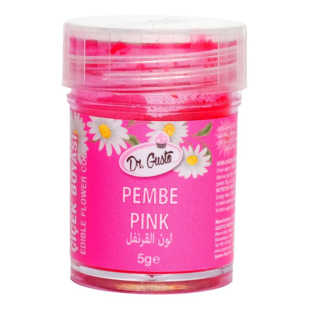 Pembe Yenilebilir Şeker Hamuru Figür ve Çiçek Boyası 5 Gr