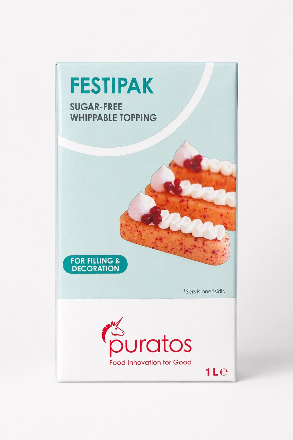 Puratos Festipak Sıvı Şanti – 12 Adet