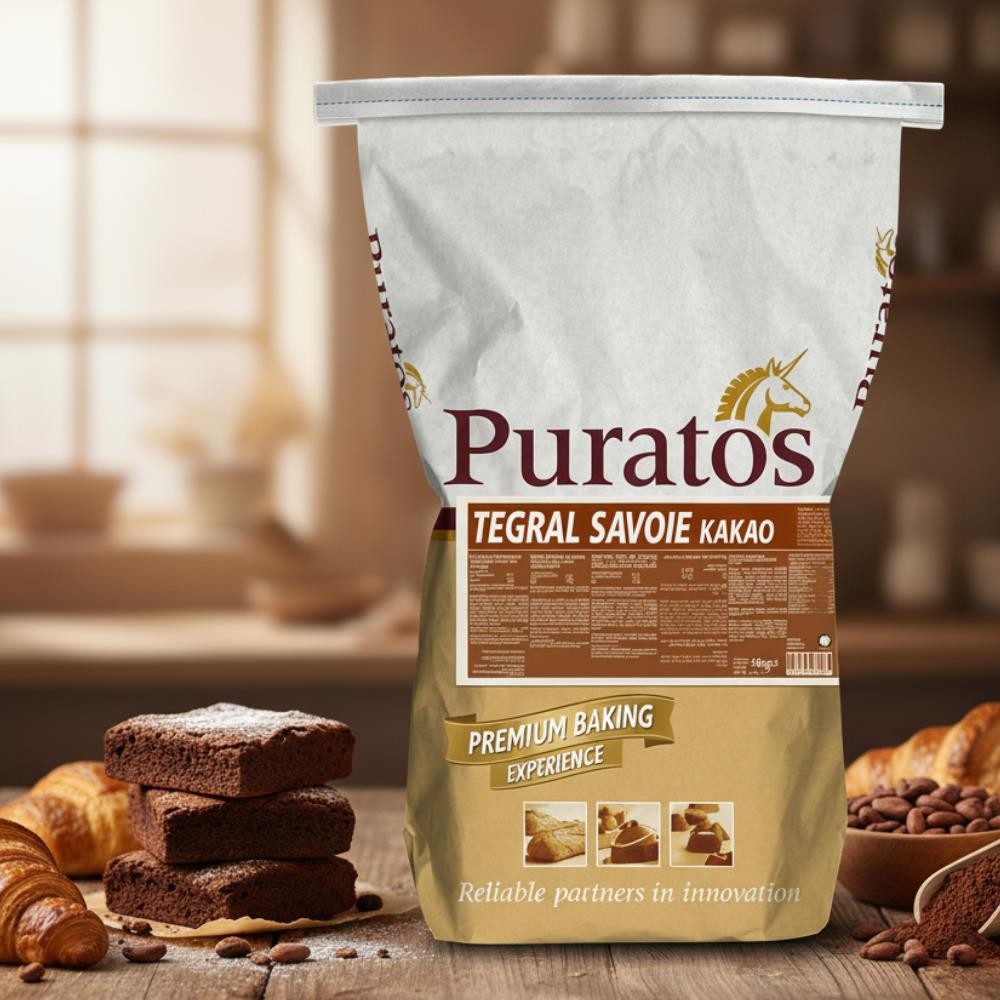 Puratos Kakaolu Pandispanya Karışımı 10 kg - Profesyonel Pasta ve Kek Tabanı