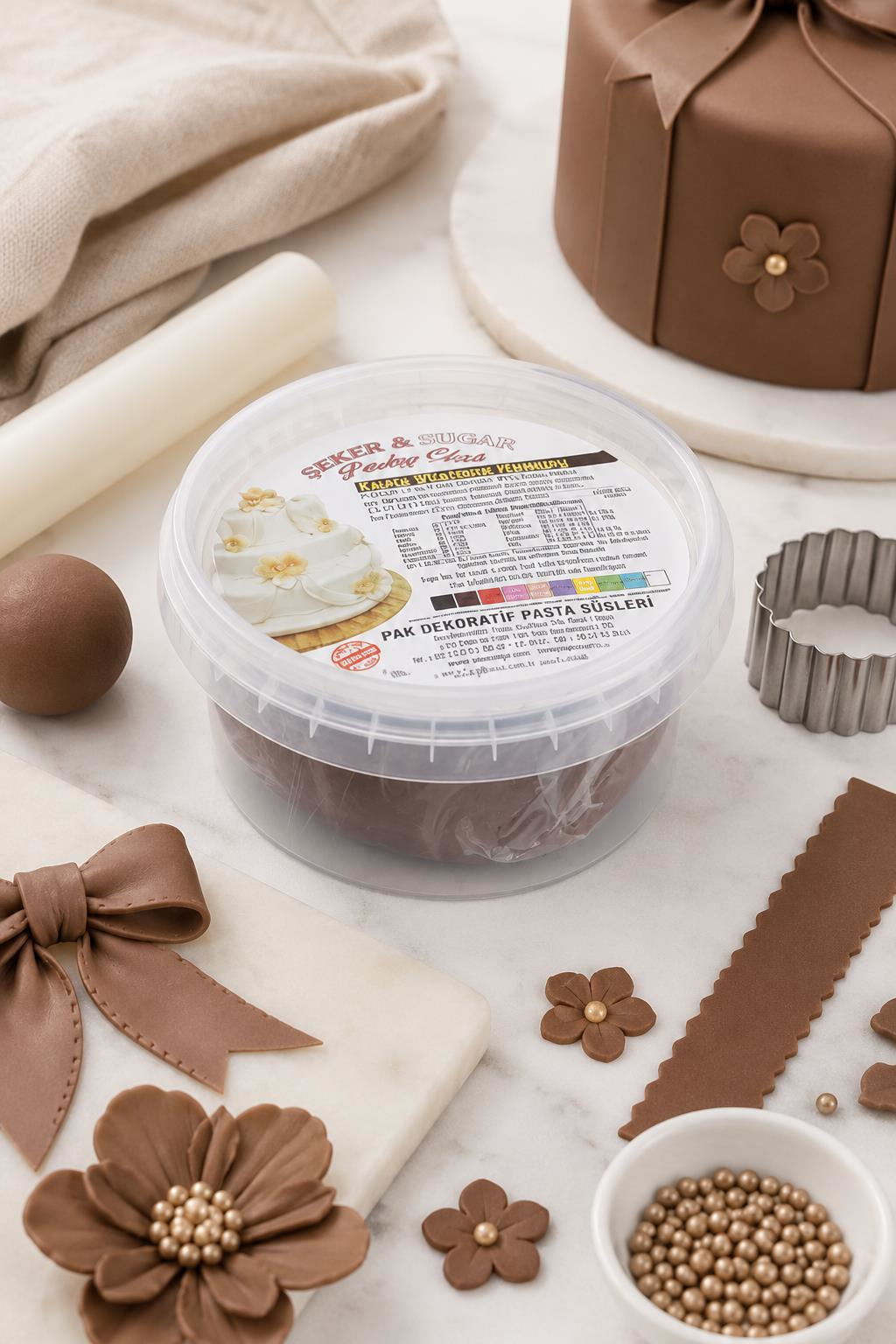 Şeker Hamuru Kahverengi 200 G